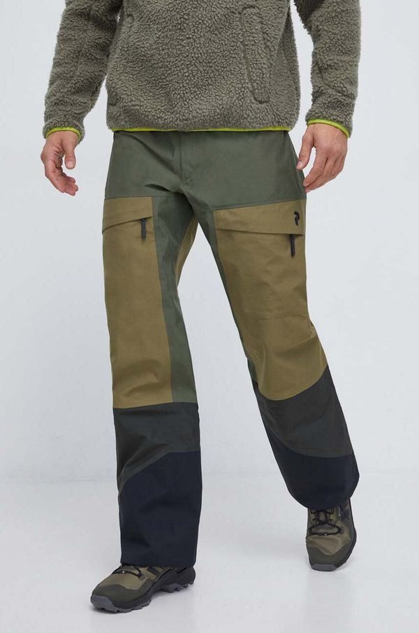 Peak Performance Skijaške hlače Peak Performance Gravity Gore-Tex boja: zelena