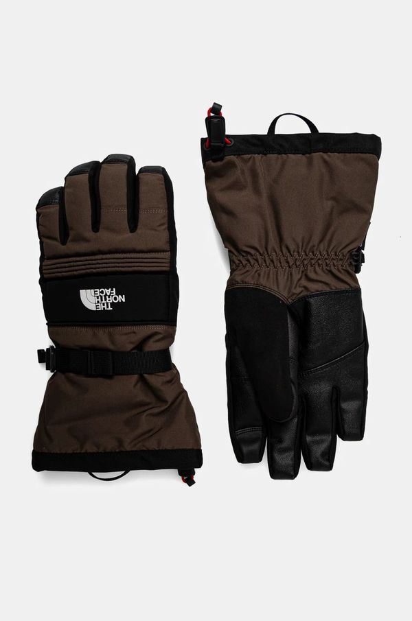 The North Face Skijaške rukavice The North Face Montana boja: smeđa, NF0A89QG1OI1