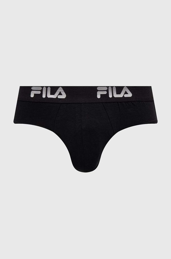 Fila Slip gaćice Fila za muškarce, boja: crna