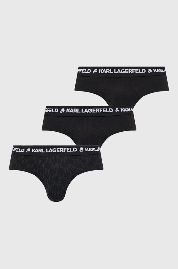 Karl Lagerfeld Slip gaćice Karl Lagerfeld za muškarce, boja: crna