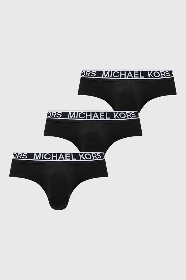 Michael Kors Slip gaćice Michael Kors 3-pack za muškarce, boja: crna