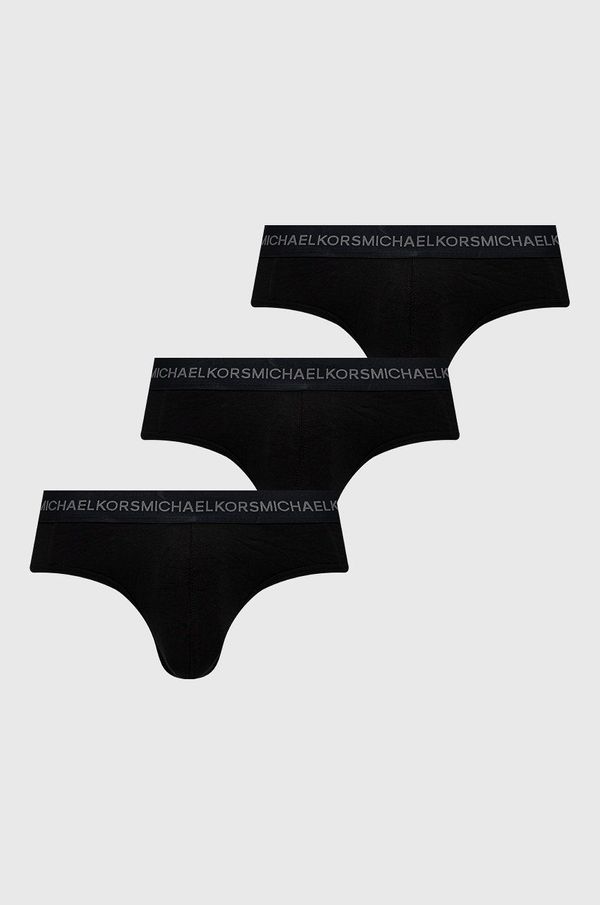 Michael Kors Slip gaćice MICHAEL Michael Kors (3-pack) za muškarce, boja: crna