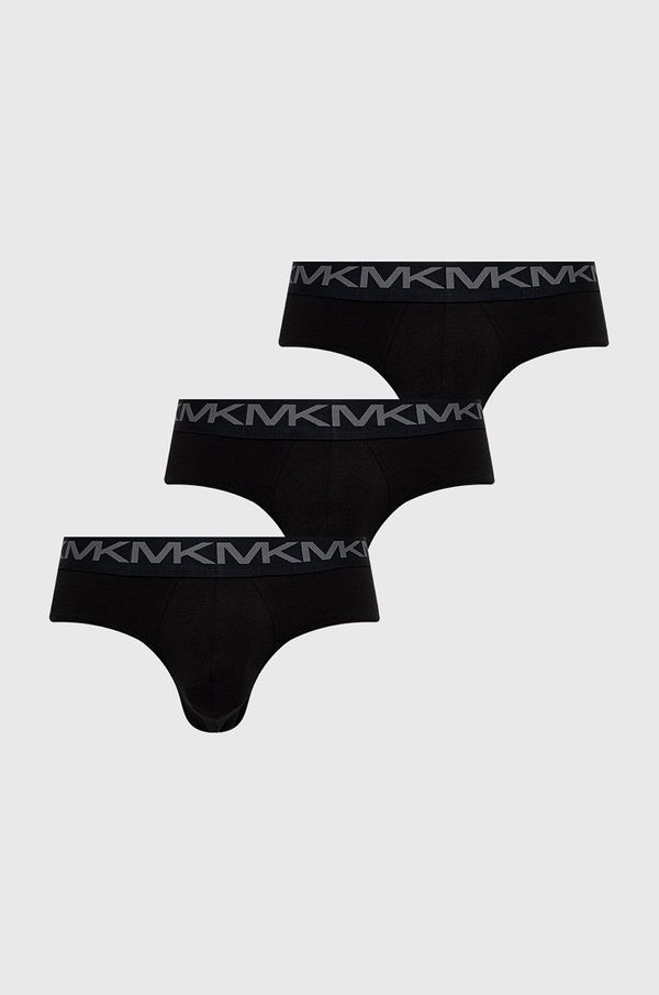 Michael Kors Slip gaćice MICHAEL Michael Kors (3-pack) za muškarce, boja: crna