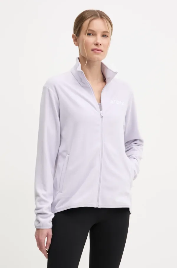 adidas TERREX Sportska dukserica adidas TERREX Essentials boja: ljubičasta, bez uzorka, JP1453
