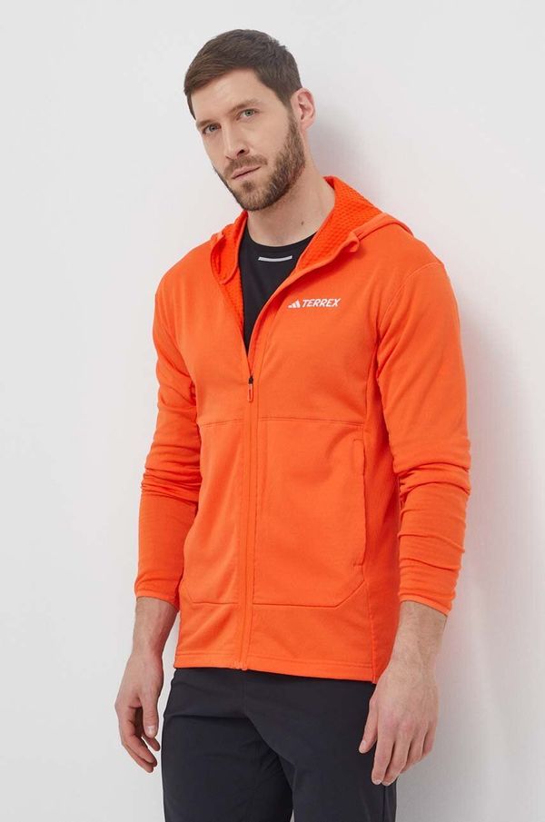 adidas TERREX Sportska dukserica adidas TERREX Xperior boja: narančasta, s kapuljačom, bez uzorka, IQ3720
