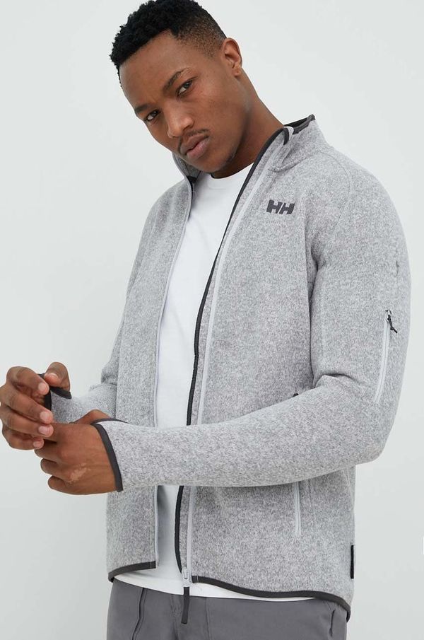 Helly Hansen Sportska dukserica Helly Hansen Varde 2.0 za muškarce, boja: siva, melanž