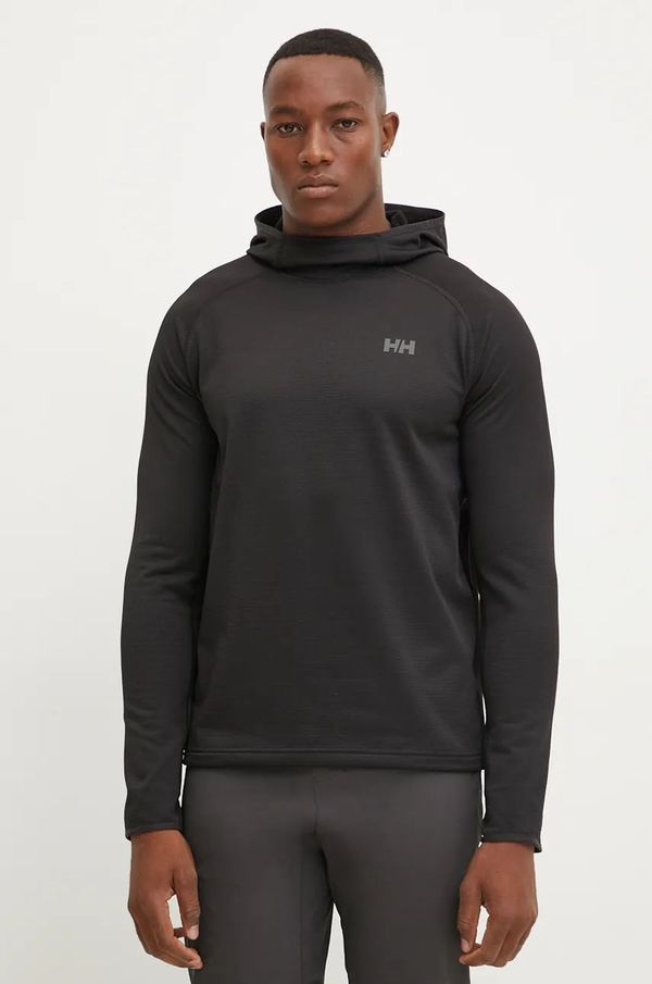 Helly Hansen Sportska dukserica Helly Hansen Versalite Fleece boja: crna, s kapuljačom, bez uzorka, 49551