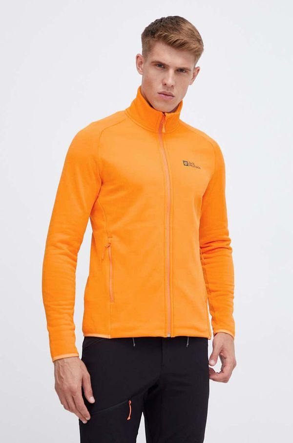 Jack Wolfskin Sportska dukserica Jack Wolfskin Baiselberg boja: narančasta, bez uzorka