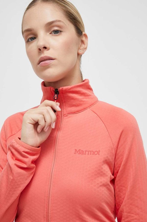 Marmot Sportska dukserica Marmot Leconte Fleece boja: narančasta, bez uzorka