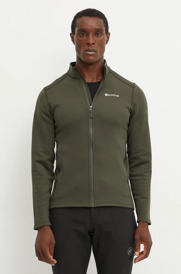 Montane Sportska dukserica Montane Fury boja: zelena, bez uzorka, MFRYJ16