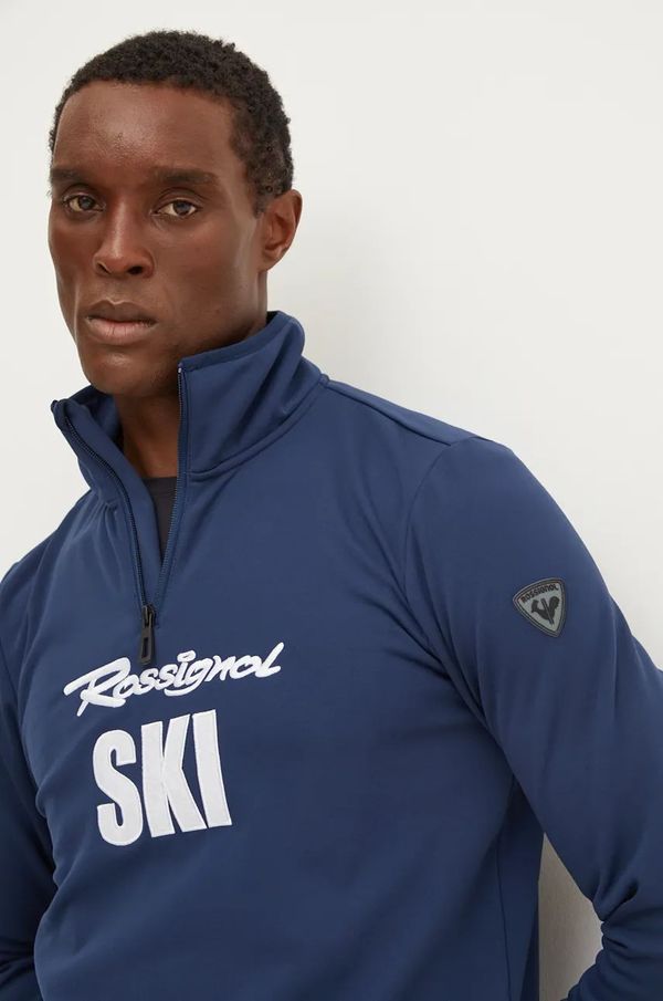 Rossignol Sportska dukserica Rossignol Signature boja: tamno plava, s aplikacijom, RLNML16