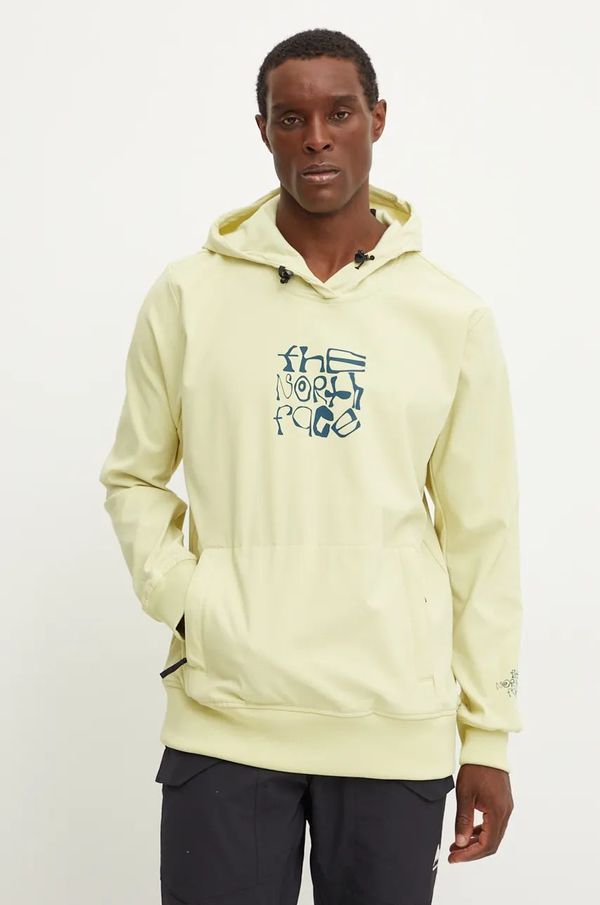 The North Face Sportska dukserica The North Face Tekno Logo Hoodie boja: zelena, s kapuljačom, s tiskom, NF0A82V61OD1