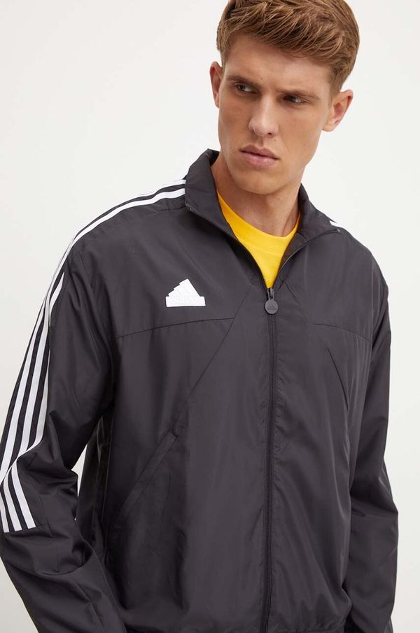 adidas Sportska jakna adidas Tiro boja: crna, za prijelazno razdoblje, IX1349