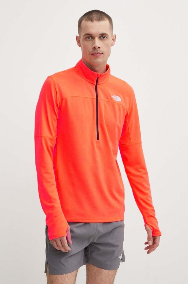 The North Face Sportska majica dugih rukava The North Face Sunriser boja: narančasta, bez uzorka, NF0A84KRQI41