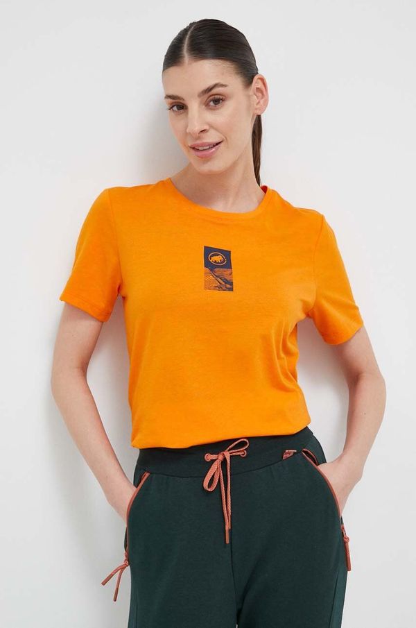Mammut Sportska majica kratkih rukava Mammut Core Emblem boja: narančasta