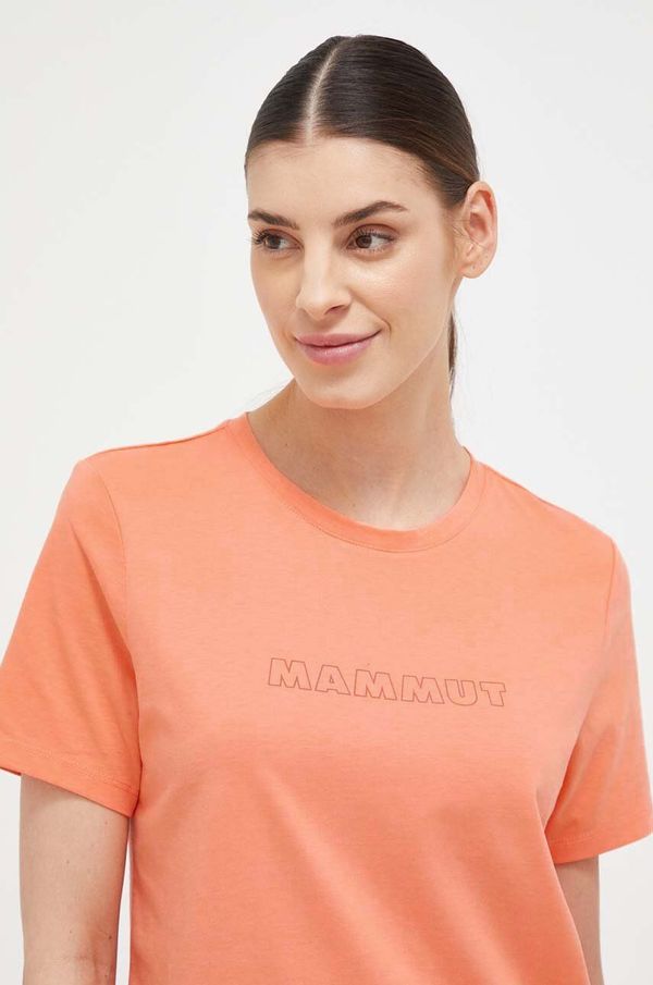 Mammut Sportska majica kratkih rukava Mammut Core Logo boja: narančasta