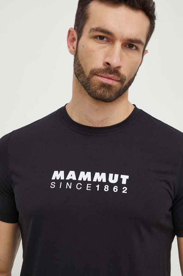 Mammut Sportska majica kratkih rukava Mammut Mammut Core boja: crna, s tiskom