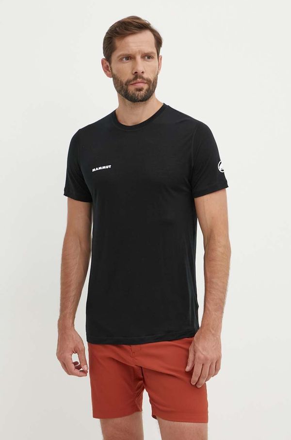 Mammut Sportska majica kratkih rukava Mammut Tree Wool boja: crna, bez uzorka