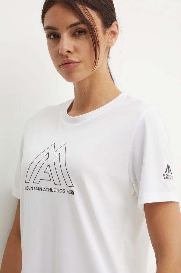 The North Face Sportska majica kratkih rukava The North Face Mountain Athletics Flex boja: bež, NF0A8944FN41