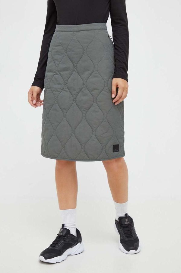 Jack Wolfskin Sportska suknja Jack Wolfskin Wandermood boja: zelena, mini, ravna