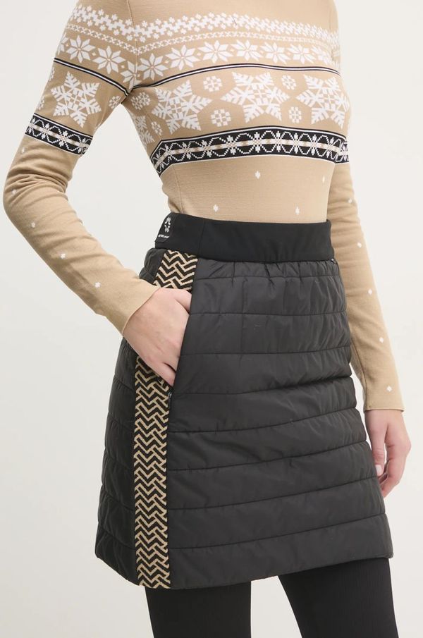 Newland Sportska suknja Newland Lilla boja: crna, mini, ravna, N46593.145