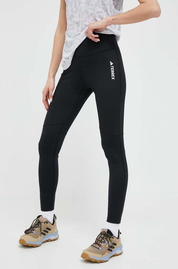adidas TERREX Sportske tajice adidas TERREX Multi za žene, boja: crna, glatki materijal