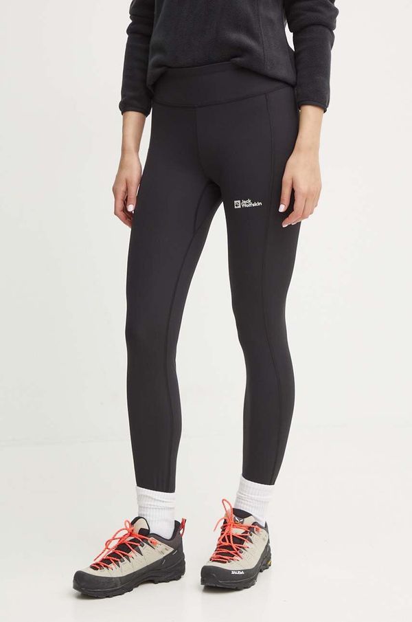 Jack Wolfskin Sportske tajice Jack Wolfskin Klintal za žene, boja: crna, bez uzorka, 1508901