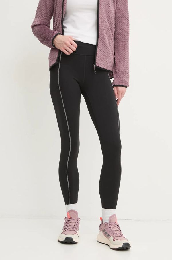 Smartwool Sportske tajice Smartwool za žene, boja: crna, s aplikacijom, SW002816