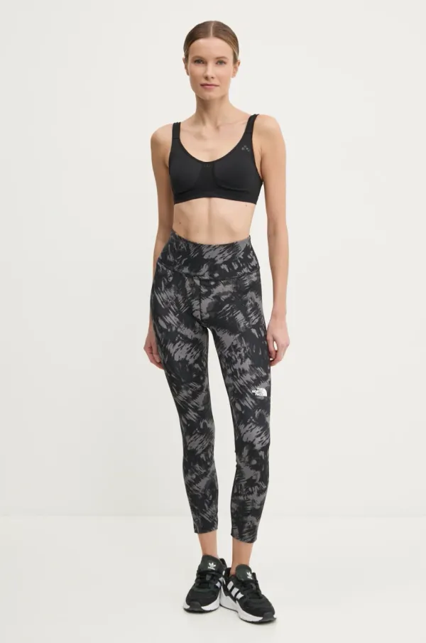 The North Face Sportske tajice The North Face Flex za žene, boja: crna, s uzorkom, NF0A8BQT8R41