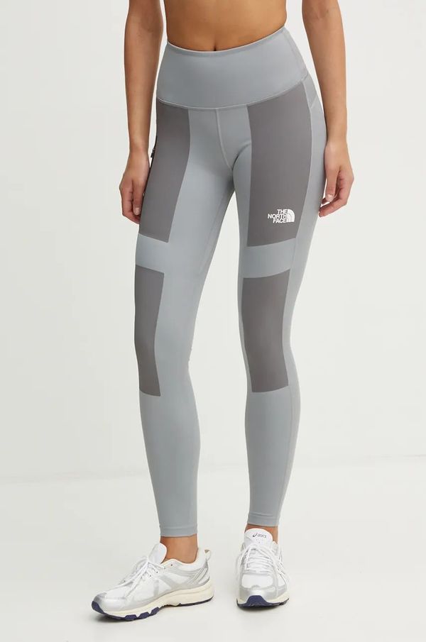 The North Face Sportske tajice The North Face Mountain Athletics Multi za žene, boja: siva, s uzorkom, NF0A893DWIY1