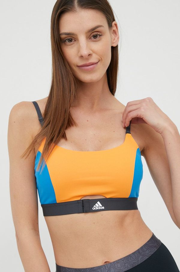 adidas Performance Sportski grudnjak adidas Performance Aeroimpact Luxe boja: narančasta, s uzorkom