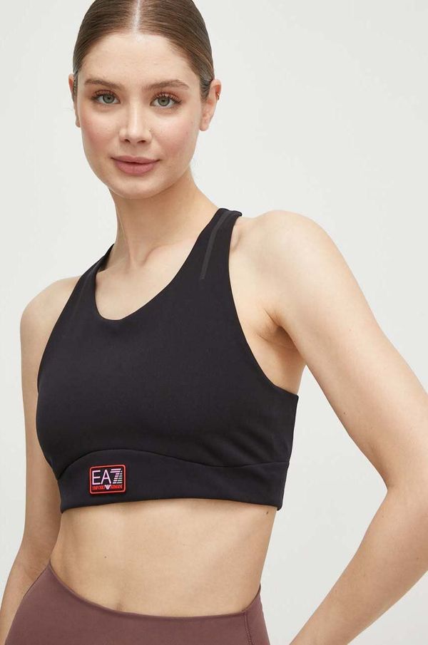 EA7 Emporio Armani Sportski grudnjak EA7 Emporio Armani boja: crna, bez uzorka