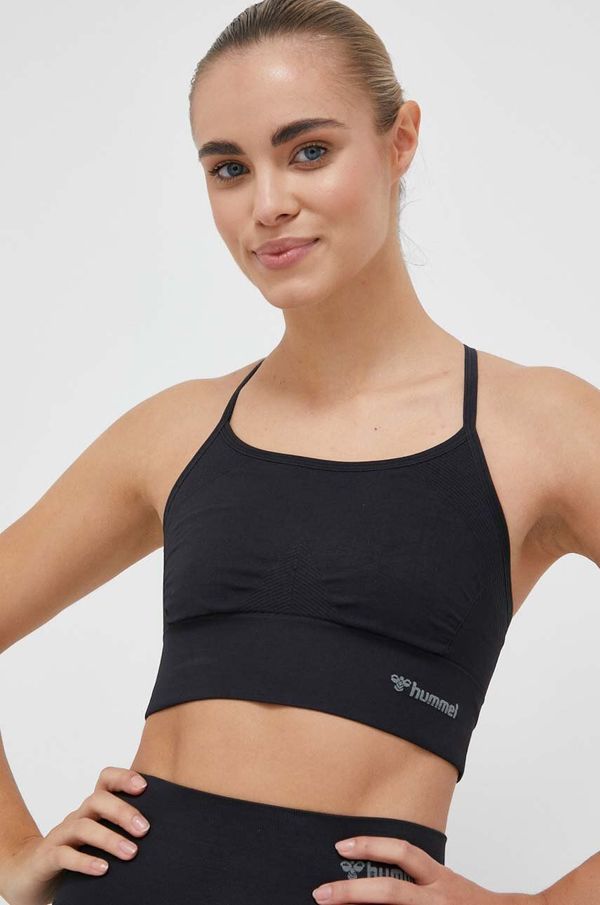 Hummel Sportski grudnjak Hummel Tiffy boja: crna, glatki model