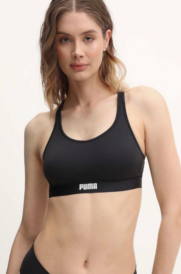 Puma Sportski grudnjak Puma boja: crna, bez uzorka, 938315