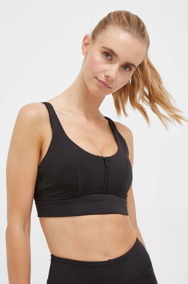 Puma Sportski grudnjak Puma Eversculpt Uplift boja: crna, glatki model
