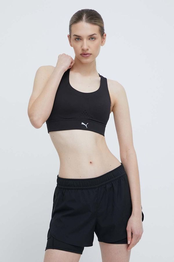 Puma Sportski grudnjak Puma PWRbreathe boja: crna, bez uzorka, 525074