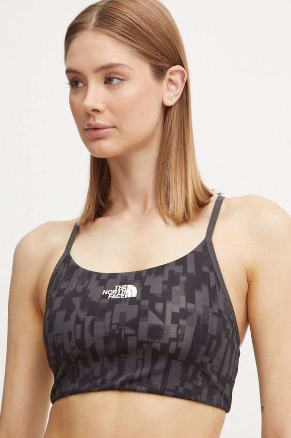 The North Face Sportski grudnjak The North Face Flex Light boja: siva, s uzorkom, NF0A89567OP1