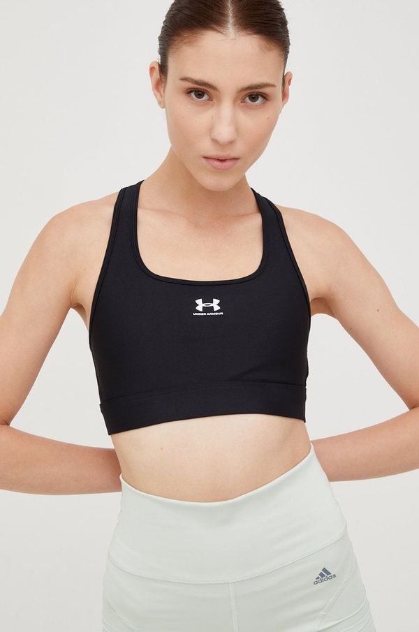 Under Armour Sportski grudnjak Under Armour Authentics boja: crna, jednobojni model