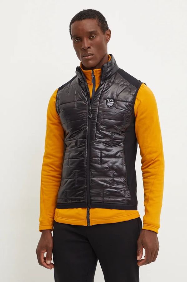 EA7 Emporio Armani Sportski prsluk EA7 Emporio Armani Kitzbuhel LT Padded boja: crna, za prijelazno razdoblje, PNHTZ.6DPQ06