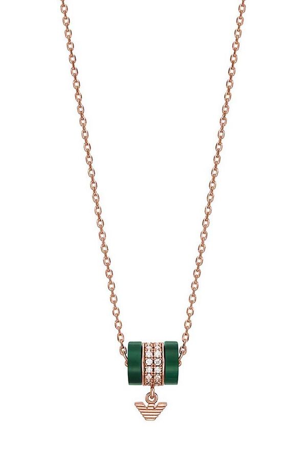 Emporio Armani Srebrna ogrlica prevučena zlatom Emporio Armani EG3569221