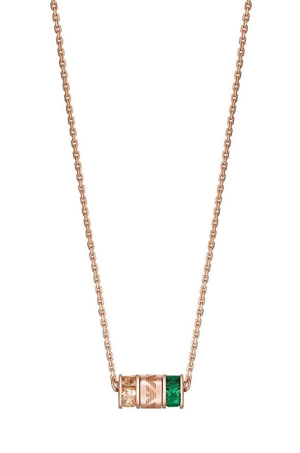 Emporio Armani Srebrna ogrlica prevučena zlatom Emporio Armani EG3577221