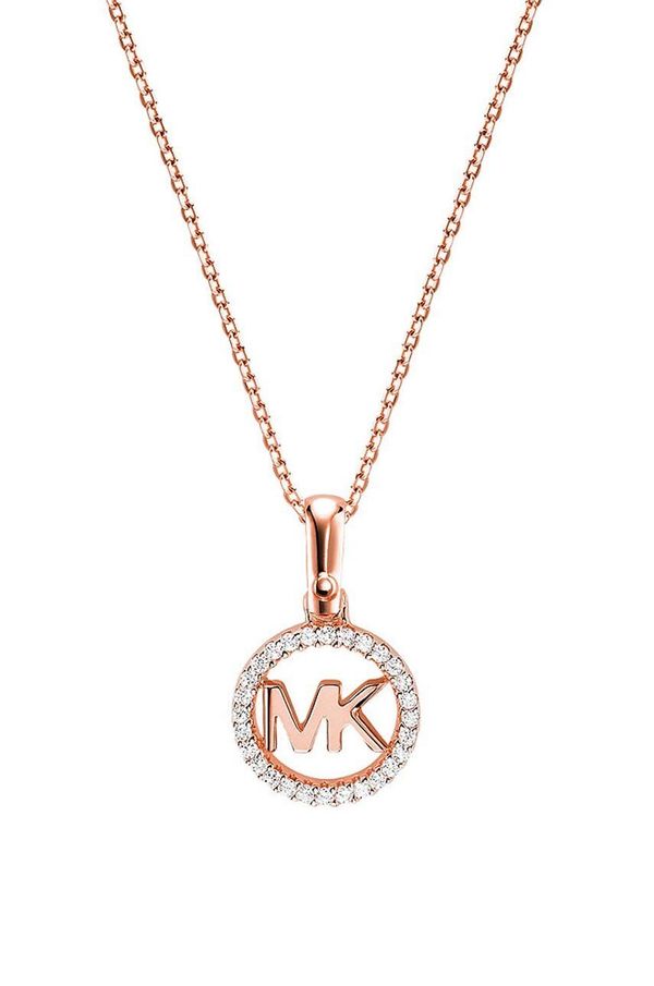 Michael Kors Srebrna ogrlica prevučena zlatom Michael Kors