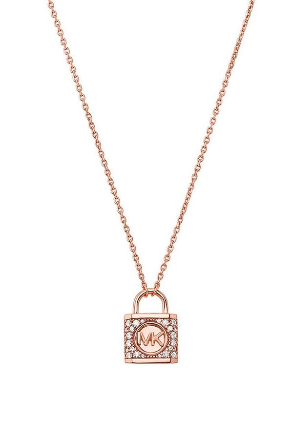 Michael Kors Srebrna ogrlica prevučena zlatom Michael Kors MKC1629AN791