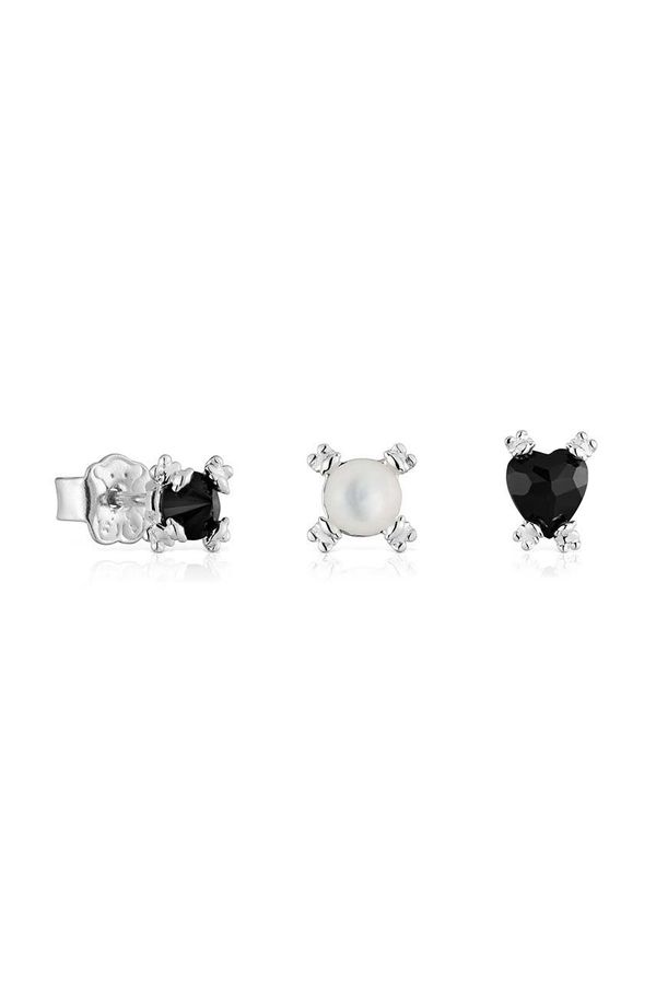 Tous Srebrne naušnice Tous 3-pack