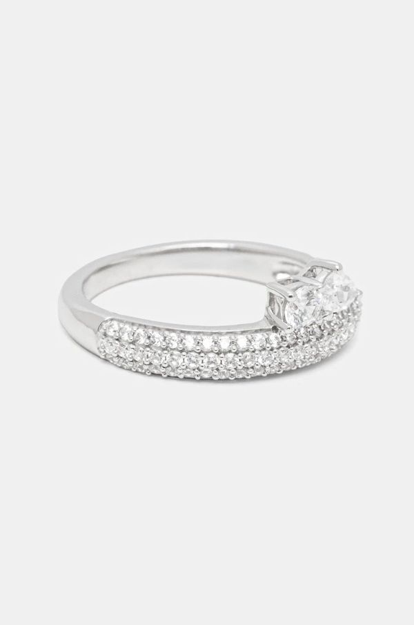 Guess Srebrni prsten Guess JSBR04 509JW