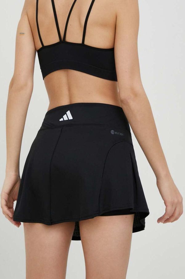 adidas Performance Suknja adidas Performance boja: crna, mini, širi se prema dolje