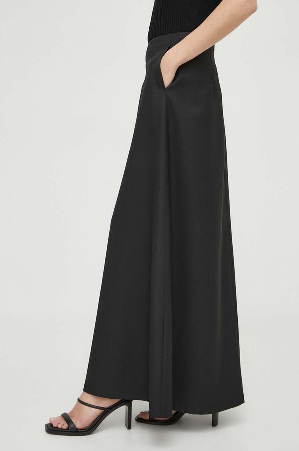 By Malene Birger Suknja By Malene Birger boja: crna, maxi, širi se prema dolje