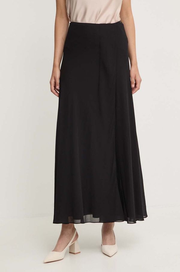 Calvin Klein Suknja Calvin Klein boja: crna, maxi, širi se prema dolje, K20K207166
