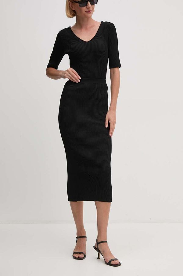 DKNY Suknja Dkny boja: crna, midi, pencil, D2E4A122