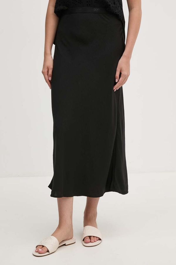 DKNY Suknja Dkny boja: crna, midi, ravna, DJ4K9510